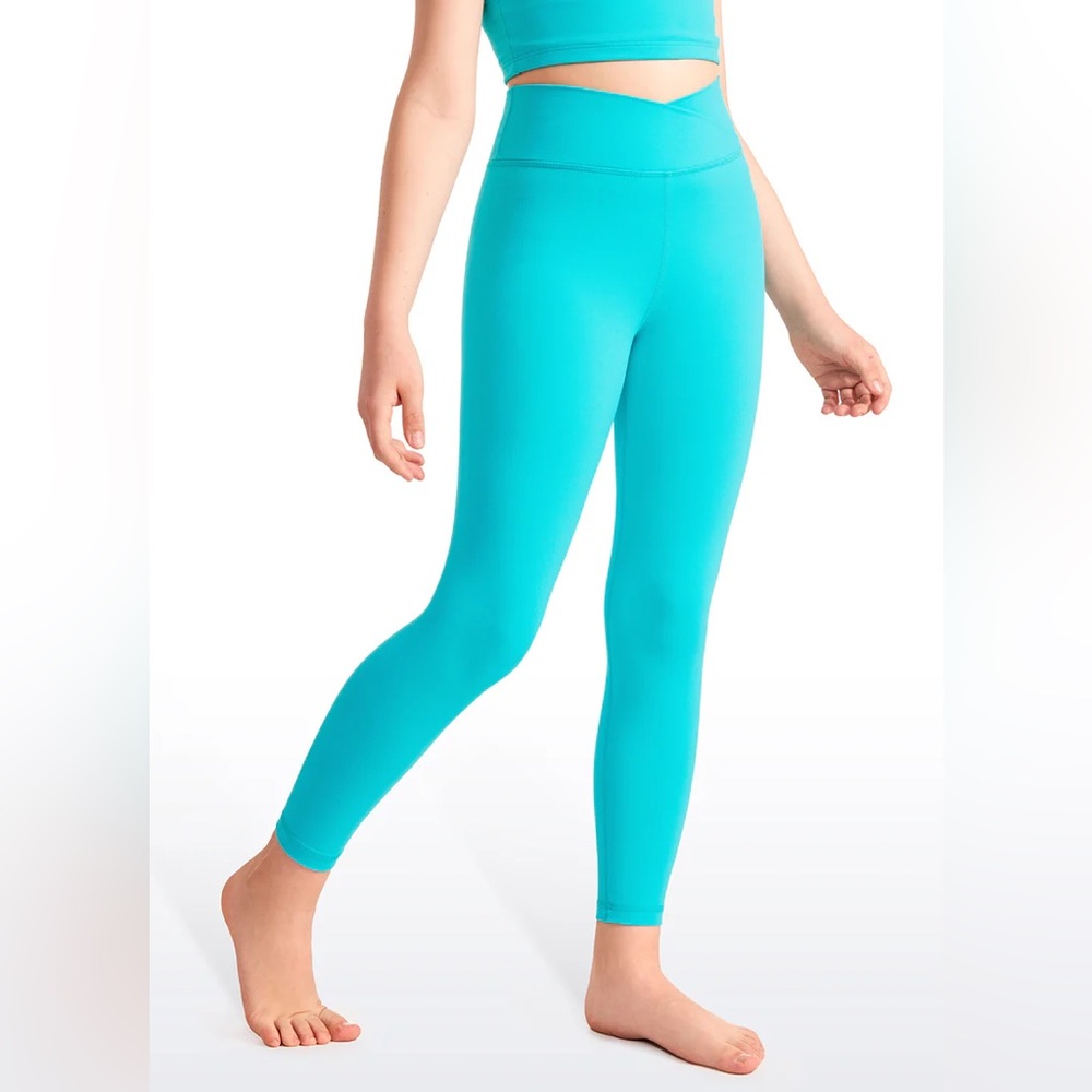 Butterluxe Girls Active Leggings - V Cross Waist